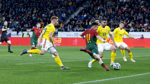 România U21 - Portugalia U21 0-2. „Tricolorii”, fără șansă în fața urmașilor lui Cristiano Ronaldo