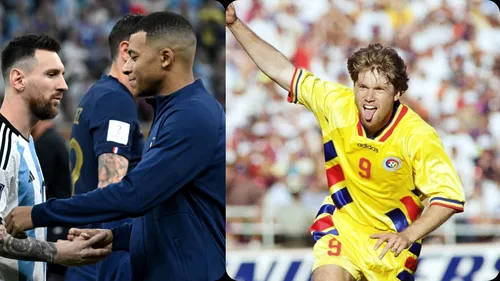 Florin Răducioiu, la loc de cinste, alături de Leo Messi și Kylian Mbappe! Recordul inedit pe care îl împarte fostul membru al Generației de Aur cu cei doi finaliști de la Campionatul Mondial