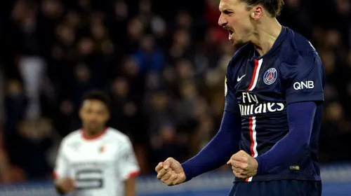 PSG s-a calificat în finala Cupei Franței. Ibrahimovic a reușit o „triplă” în meciul cu Saint-Etienne