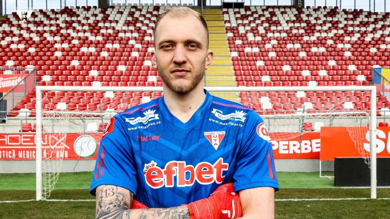 UTA Arad l-a transferat pe fostul portar al naționalei Ucrainei: „Îi urăm bun venit și la cât mai multe meciuri fără gol primit”
