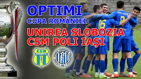 Unirea pierde lupta din noroi cu Iașiul și este eliminată în optimile Cupei României.** Unirea Slobozia - Poli Iași 0-2, cu Bucă mare ratangiu în repriza a doua