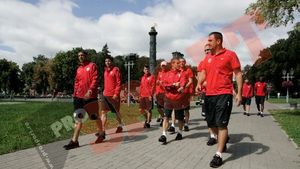 FOTO** "Câinii" s-au relaxat la o plimbare prin Poltava înainte de jocul cu Vorskla