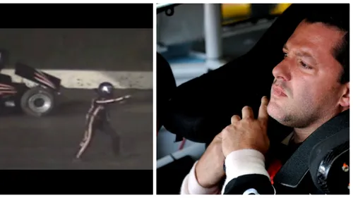 VIDEO | Imagini tragice într-o cursă de dirt track: Tony Stewart, triplu campion NASCAR, l-a călcat și l-a ucis pe un pilot care îi cerea socoteală