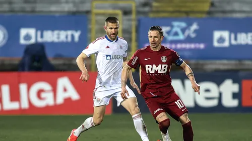 Oțelul Galați - CFR Cluj 0-1, în restanța din etapa a 6-a din Superliga. Dan Petrescu se impune în duelul cu Dorinel Munteanu!