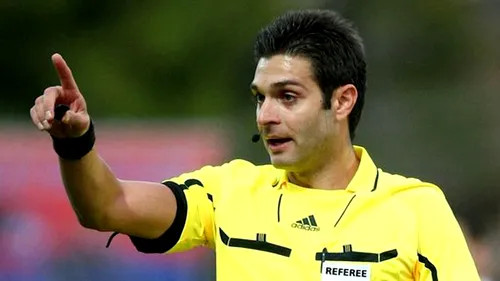 Arbitrul grec Ilias Spathas, delegat la meciul Astra Giurgiu - Slovan Liberec