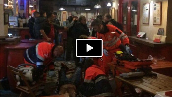 Incidente extrem de grave înaintea meciului Napoli - Dinamo Kiev din UEFA Champions League: doi fani ai oaspeților au fost înjunghiați
