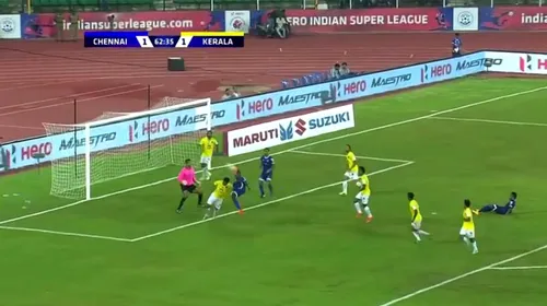 VIDEO | Cel mai frumos gol al serii nu s-a marcat în Liga Campionilor. Reușită de senzație pentru un fundaș în India