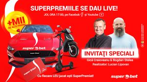 Vezi de la 17:00 în direct ce premiu câștigi la SuperLive Show! Extragere națională cu peste 3.000 de premii!