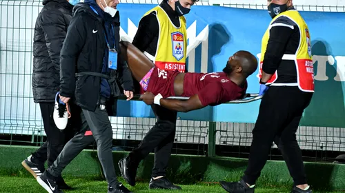 Mike Cestor s-a operat după accidentarea „horror” suferită în partida cu FC Voluntari. Fotografia, de pe patul de spital, care arată starea de spirit a jucătorului de la CFR Cluj | FOTO