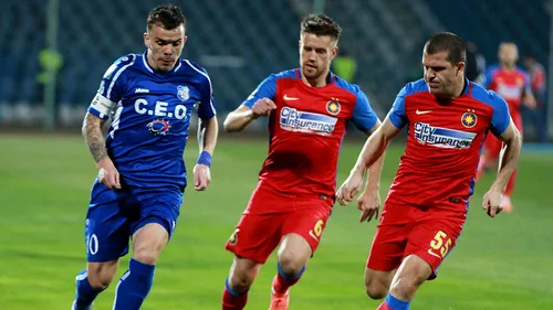 Hora erorilor. Steaua e noul lider al Ligii 1 după 1-0 cu Pandurii, la Severin. Ioan Hora a comis henț în careu, Mrzljak a fost eliminat în prima repriză