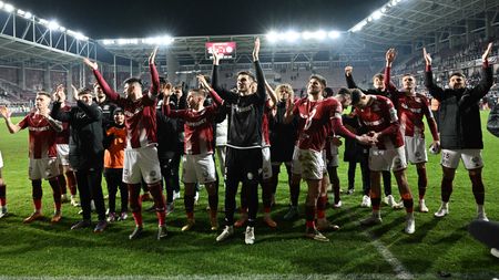 Rapidiștii, „adormiți” înaintea derby-ului cu CFR Cluj. Au curs laudele din partea oficialului clubului din Gruia. VIDEO