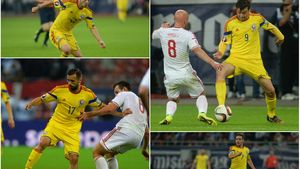Patru sportivi și doar un singur fotbalist. Cu excepția lui Sânmărtean, linia ofensivă a României nu a funcționat contra Ungariei