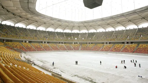 Pericol de mocirlă pe Arena!** Gazonul trebuie înlocuit pe porțiuni mari, steliștii se tem că suprafața de joc se va transforma în avantaj pentru olandezi