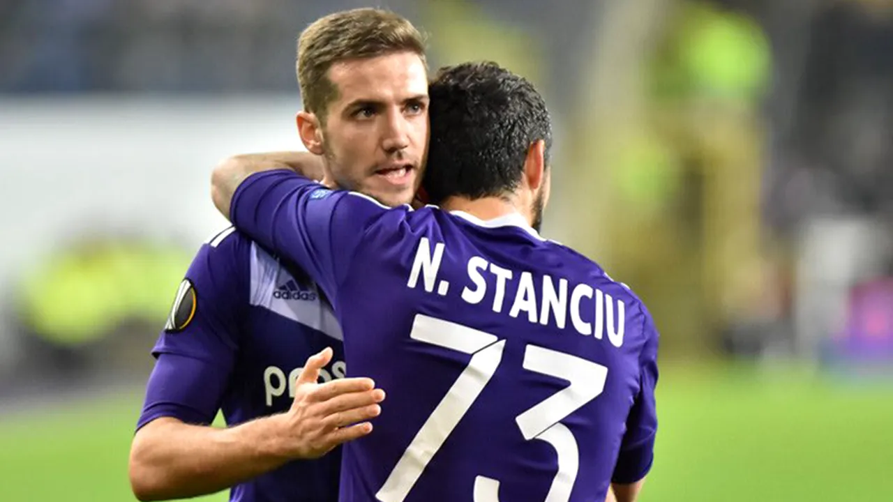 Chipciu și Stanciu au răzbunat-o pe Astra. Doar primul a fost însă titular în Anderlecht - Genk 2-0