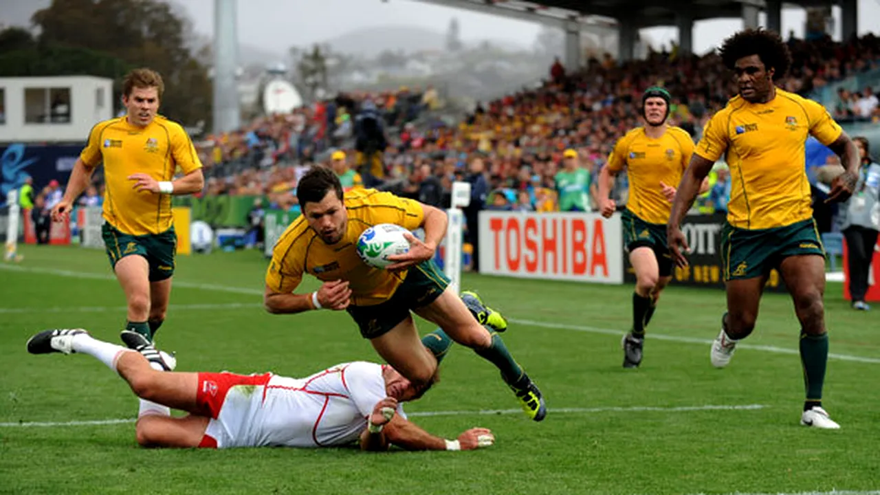 Franța și Australia au obținut calificarea în sferturile CM de rugby