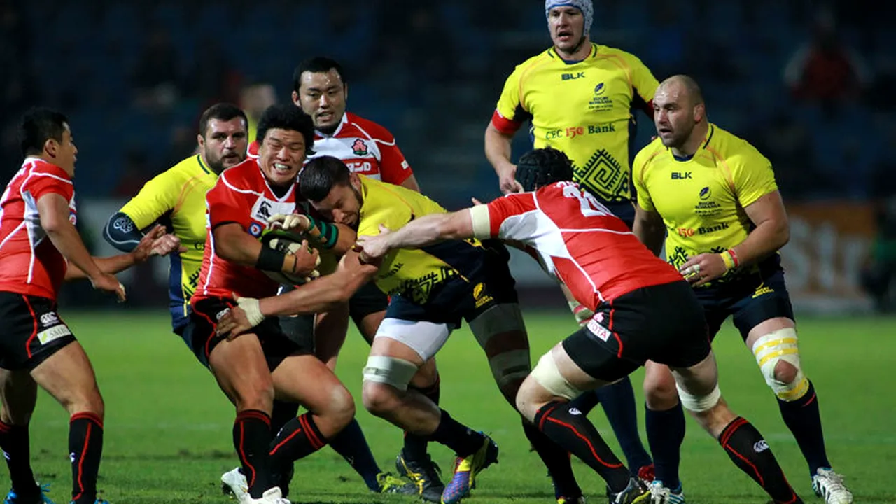 Reprezentativa de rugby a României a fost învinsă de Japonia într-un meci test