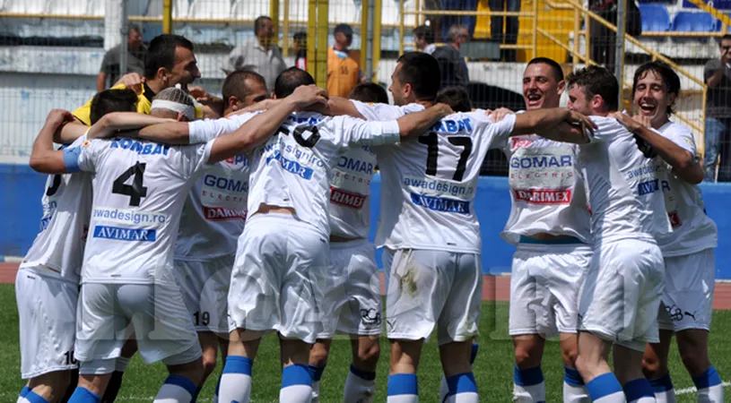 Hora bucuriei:** Gloria, ca și promovată după victoria cu UTA Arad