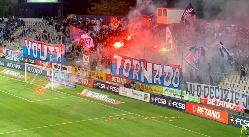 Buzăul, oraș roș-albastru! Mesajul cu care fanii FCSB i-au dat șah-mat lui Florin Talpan: ce banner au făcut suporterii! FOTO PROSPORT