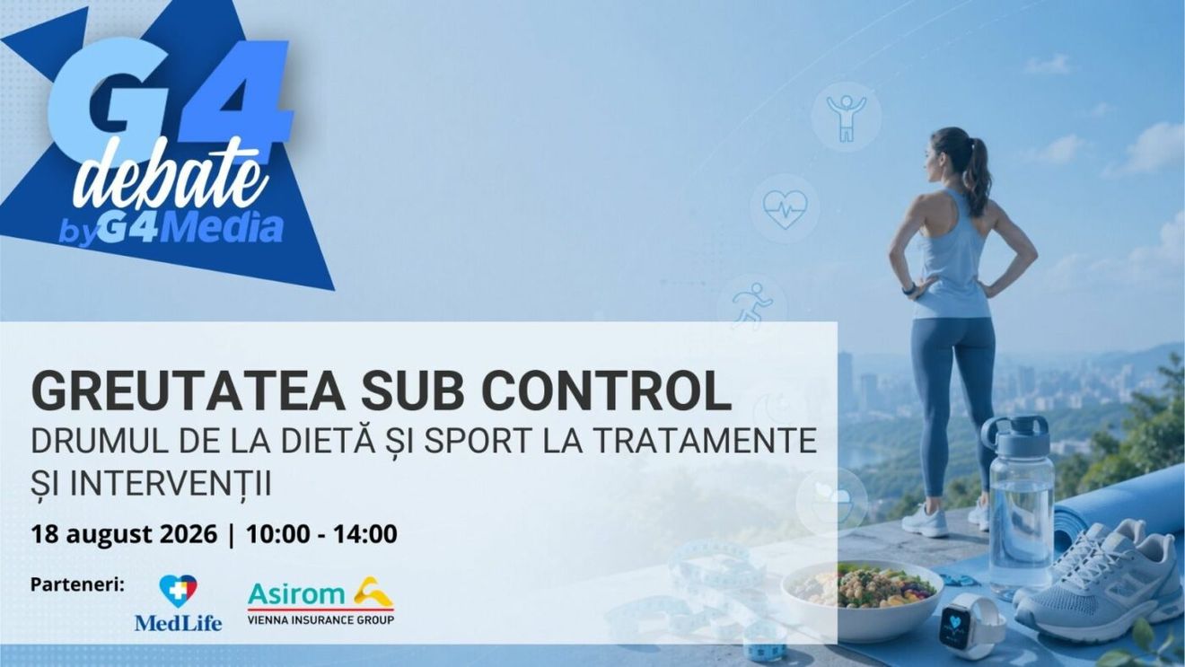 Dezbaterea „Greutatea sub control - de la dieta la tratamente” - seria G4Debate by G4Media