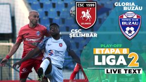 Gloria Buzău a condus, dar a scăpat printre degete toate punctele, a suferit prima înfrângere și amână promovarea. CSC Șelimbăr reușește prima sa victorie în play-off și strică sărbătoare trupei lui Prepeliță