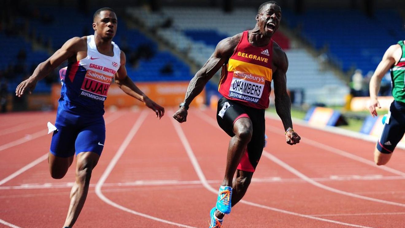 VIDEO | Celebrul sprinter Dwain Chambers s-a luat la întrecere cu un cal de curse! Învingătorul, decis la foto-finiș