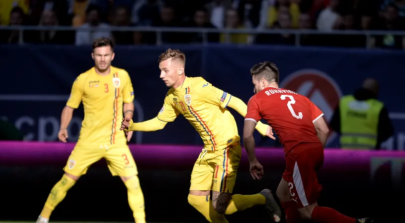 România U21 la Euro 2019  | Denis Drăguș, OUT din lotul tricolorilor pentru C.E. de tineret. Atacantul, înlocuit de urgență cu un fundaș de la Dinamo