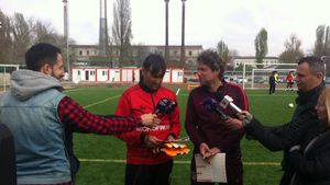 Din vremea lui Ceaușescu. "Ce noroc pe noi, să mergem în Oman". Colaborare unică în România între Tene și Răducioiu: ce cadou i-a făcut antrenorul de portari de la FCSB fostului coleg de la Dinamo cu ocazia inaugurării noului proiect FOTO 