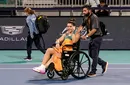 Bianca Andreescu, accidentare horror la Miami Open! A izbucnit în lacrimi și a ieșit de pe teren în scaun cu rotile: „Nu am simțit așa durere în viața mea!” | VIDEO