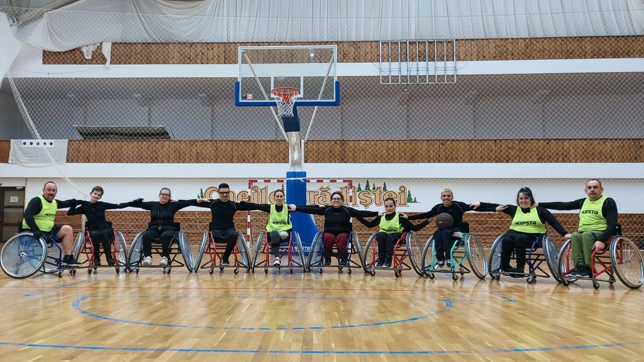 Primul turneu de Cupa României la baschet în scaun rulant se desfășoară în acest weekend la Sibiu! Care este programul meciurilor dintre orașe | SPECIAL