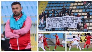 Eugen Beza, luat la țintă de suporterii sibieni: ”Răzbunați orașu', umiliți blatistu'!” Fostul antrenor de la FC Hermannstadt: ”Iudeii rămân iudei!”