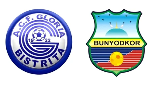 Gloria Bistrița – Buniodkor Tașkent, scor 0-0, într-un meci amical