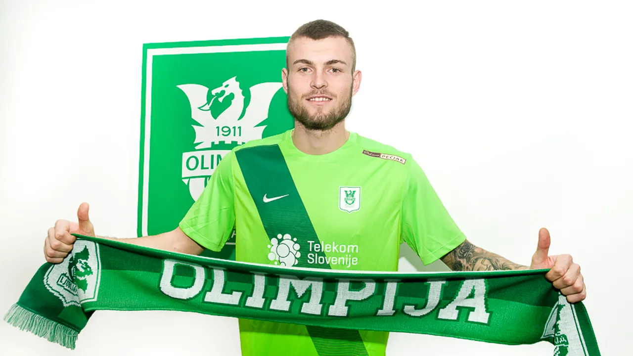 Alexandru Crețu, decisiv! Fundașul a marcat un gol pentru Olimpija Ljubljana și va juca finala Cupei Sloveniei