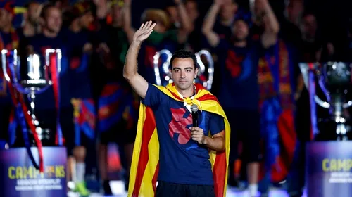 OFICIAL | Xavi își începe cariera de antrenor! Legenda Barcelonei a preluat o echipă dintr-un campionat exotic