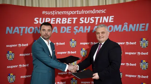 Federația Română de Șah și-a prezentat noul sponsor principal. Superbet va susține, la toate competițiile din 2019, loturile naționale de seniori, masculin și feminin