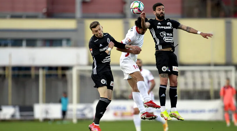 Brigadă exclusiv din Liga 1 la meciul ”U” Cluj - FC Hermannstadt, extrem de important în lupta la promovare din Liga 2. Arbitrii delegați la jocul de pe Cluj Arena
