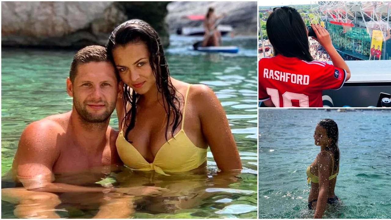 Iubita noului fundaș de la FCSB e mare fan Manchester United! Ea e bomba sexy cu care vine Stipe Vucur la București | GALERIE FOTO