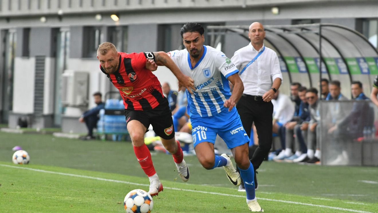 Universitatea Craiova - Csikszereda 5-0, în etapa 21 din Superliga. Oltenii fac spectacol în ultimul meci al anului