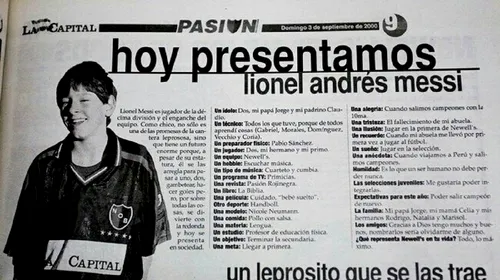 Spaniolii au descoperit un interviu fabulos cu Messi, pe vremea când avea doar 13 ani! Clubul pe care îl iubea de când era mic: „Să ajung în prima echipă”