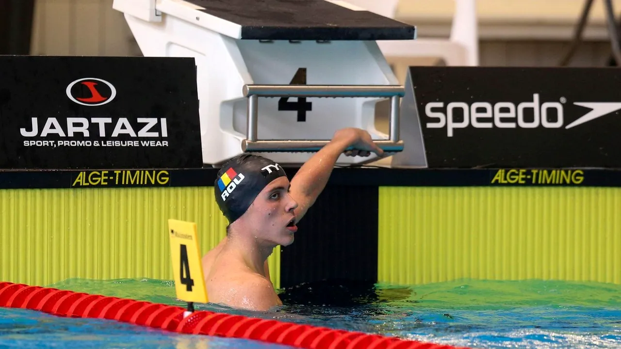 David Popovici uimește din nou! O nouă medalie de aur la natație pentru puștiul-minune al sportului românesc
