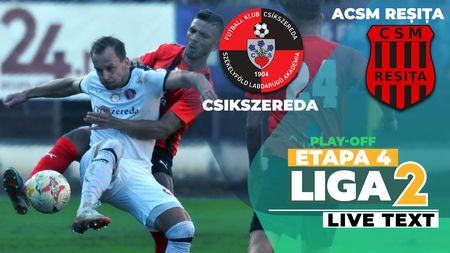 ACSM Reşiţa pleacă cu un punct de pe terenul liderului! Csikszereda a avut un gol anulat greșit pe final de joc