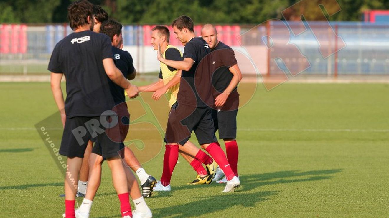 FOTO **Steaua și Motherwell s-au antrenat în Ghencea