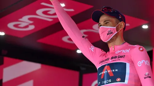 Filippo Ganna, primul „maglia rosa” în Il Giro 2020. Geraint Thomas, cel mai bun timp dintre marii favoriți + Primul accident grav în cursă