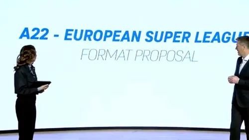 Super Liga Europei este aproape să ia naștere! Ce format va avea și care este diferența fundamentală față de primul proiect. VIDEO