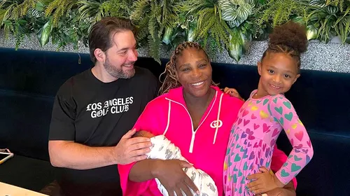 Serena Williams e din nou mamă! Fosta rivală a Simonei Halep a născut a doua oară și a postat primele imagini cu copilul
