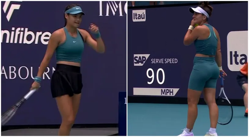 Bianca Andreescu a făcut-o de râs pe Emma Răducanu! Cum s-a încheiat „duelul românesc