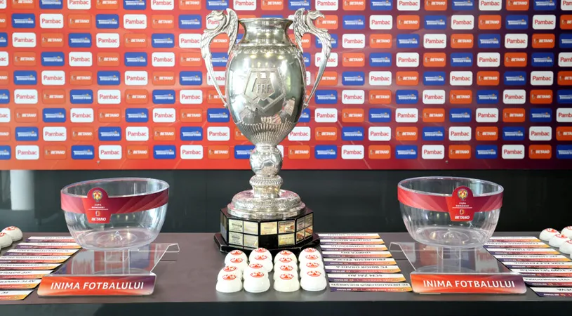 Programul Play-off-ului Cupei României și meciurile care vor fi televizate. Două echipe din SuperLigă, trei din Liga 2 și una din Liga 3, în direct pe micile ecrane