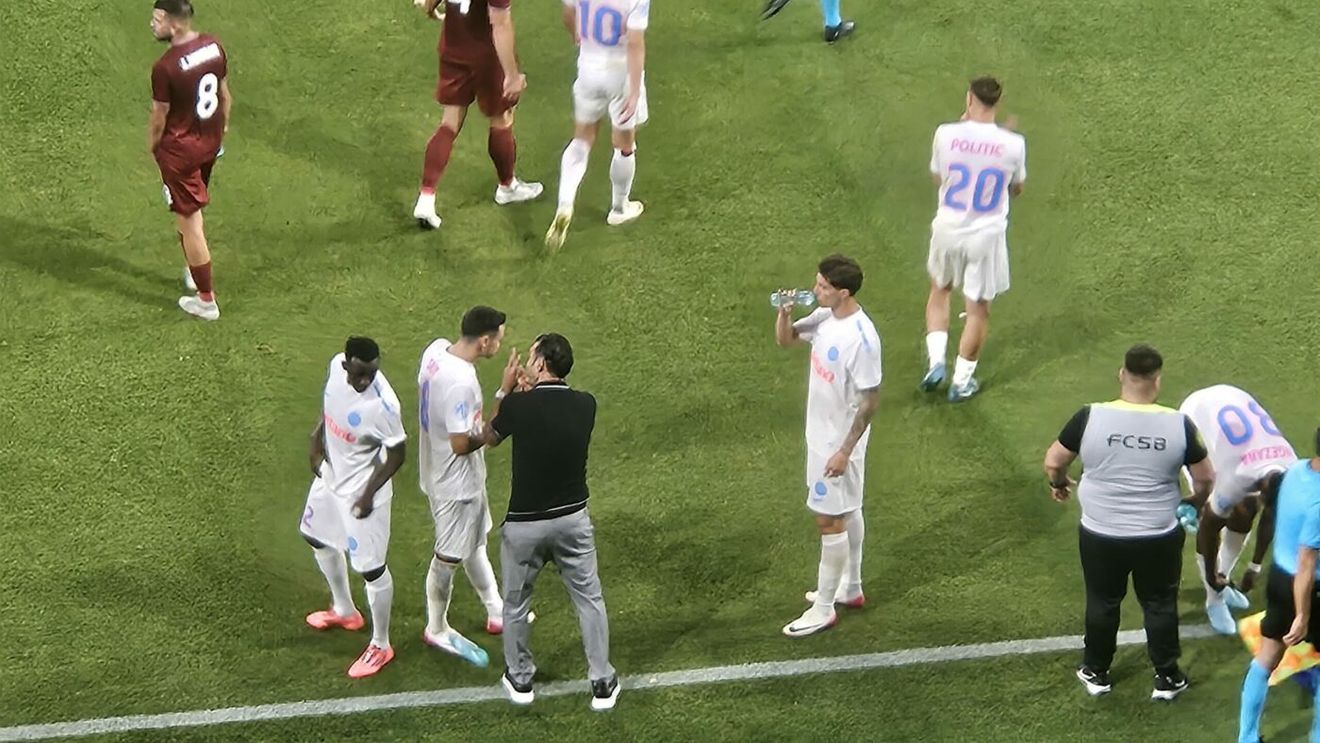 Gigi Becali a dat ordin. Câte schimbări a făcut patronul la pauza meciului FCSB - Inter Escaldes