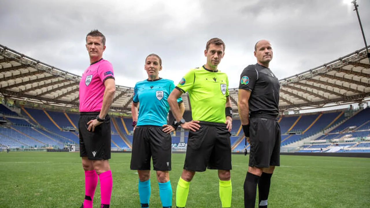 A fost lansat echipamentul arbitrilor de la EURO 2020! Cum vor fi îmbrăcați Ovidiu Hațegan și Istvan Kovacs | FOTO