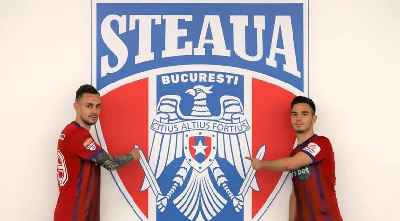 OFICIAL | Steaua a anunțat achiziționarea lui Claudiu Dragu și Iustin Răducan, acesta din urmă fiind fiul fostului fotbalist Narcis Răducan