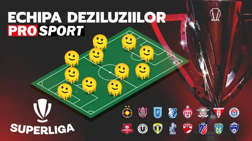 Giulești, un vagon de dezamăgiri, dar nici „mofturile” lui Gigi Becali la FCSB nu sunt departe! Cum arată primul 11 al evoluțiilor sub așteptări după 11 etape de campionat